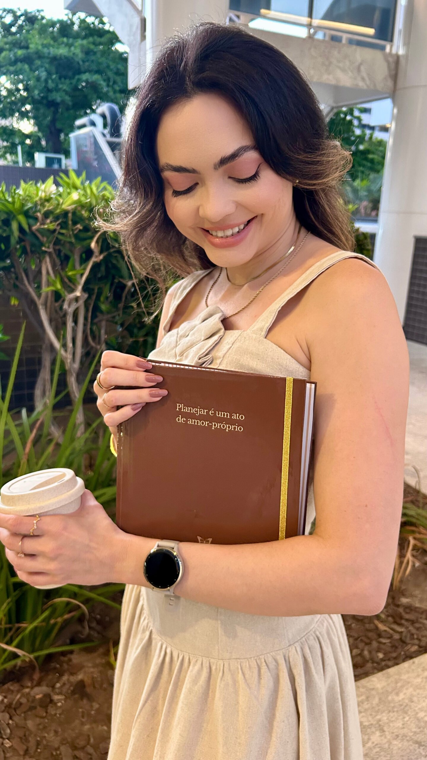 Planner - capa marrom